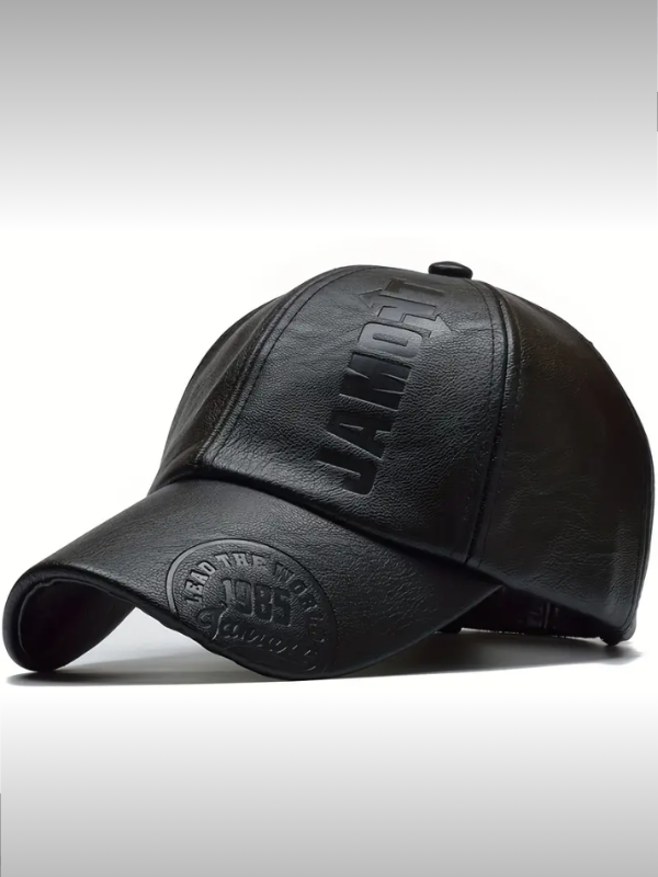 PU Leather Baseball Cap