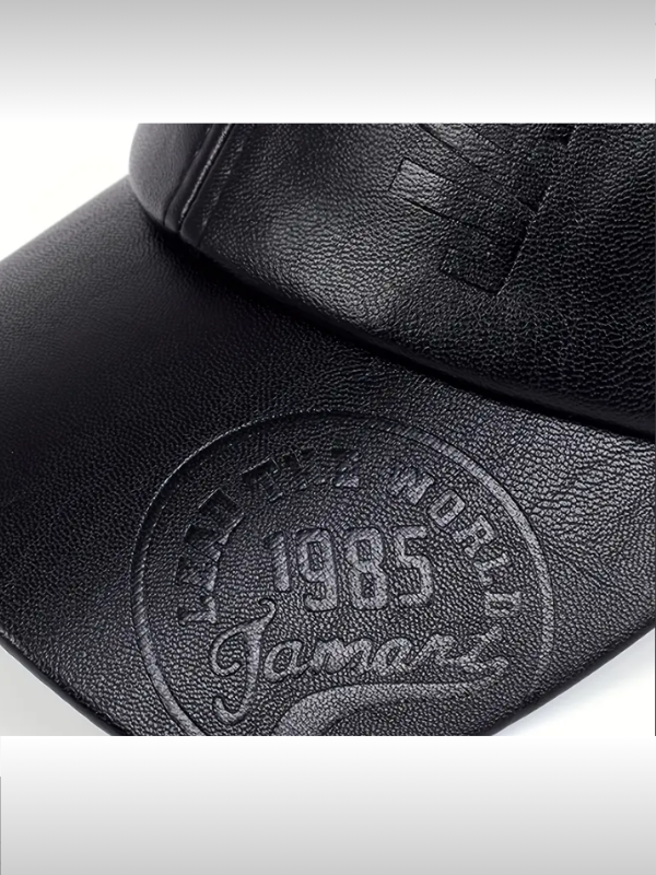 PU Leather Baseball Cap