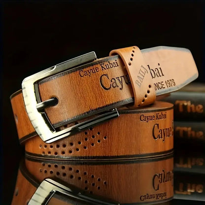 Men's Faux Leather Belt