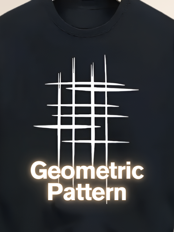 Men's Geometric Printed Tee