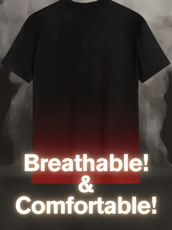 Gradient "Black" Printed Tee