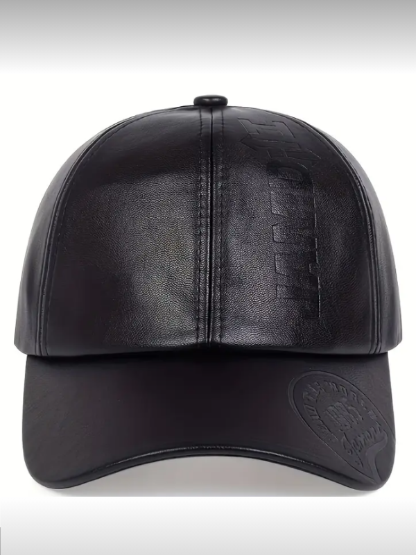 PU Leather Baseball Cap