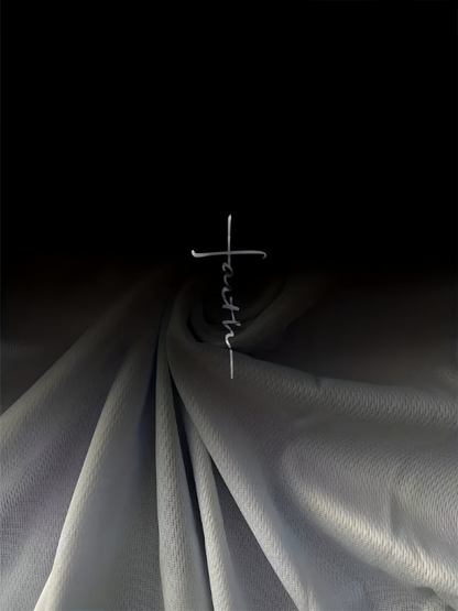 Gradient "Faith" Printed Tee
