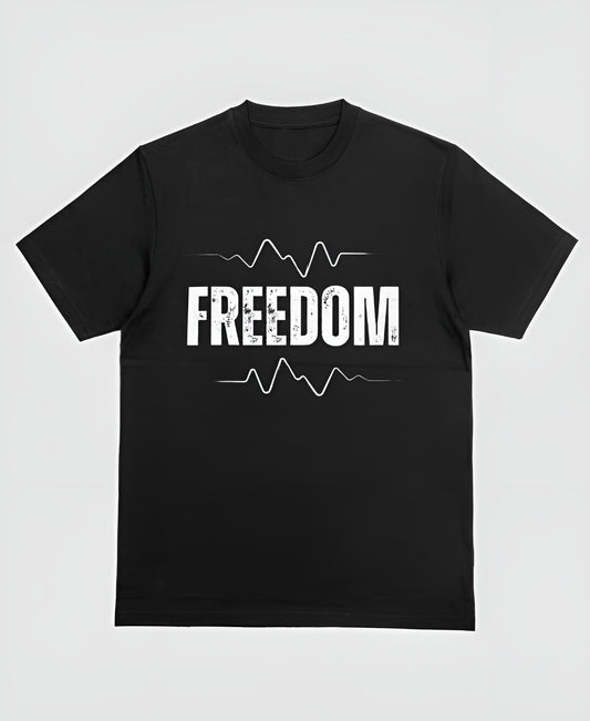Freedom Printed Tee | Black