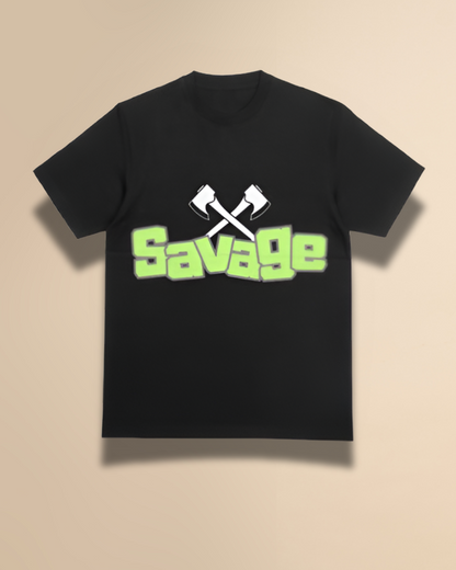 Savage Printed Tee | Black