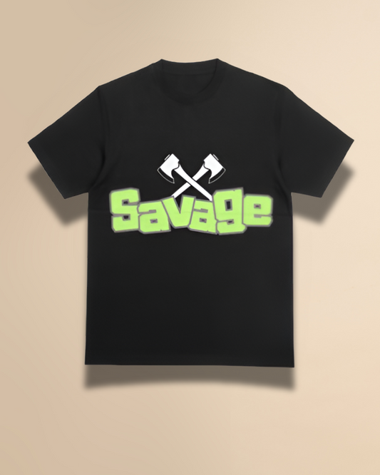 Savage Printed Tee | Black